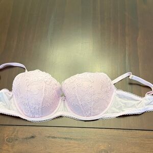 Victoria Secret Lace Underwire Bra - lilac